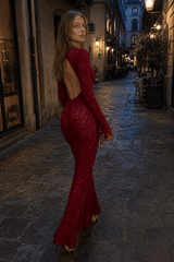 Sexy Leopard Print Party Maxi Dress