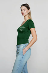 Vintage Fitted Solid T-shirts