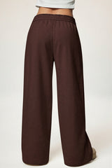 Drawstring Wide-Leg Sweatpants