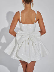 Elegant Big Bow Party Dress