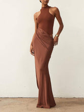 Sleeveless Bodycon Hollow Maxi Dress