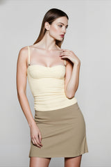 Open Back Satin Cami Top