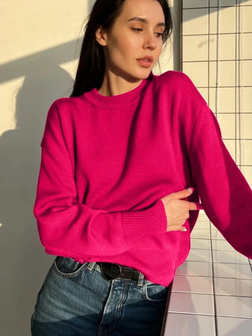 Hirsionsan Autumn Winter Cashmere Sweater