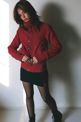 Urban Stand Collar Zip Detail Jacket
