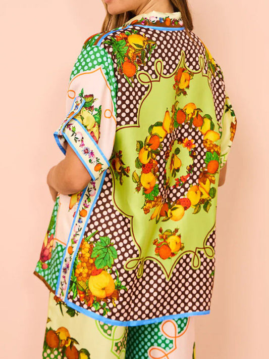 Multicolor Lemon Graphic Shirt