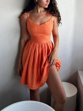 Backless Suspender High Waist Mini Dress