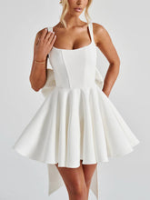 Backless Big Bow Cami Dress