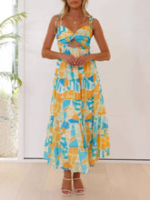 Printed Suspender Dress