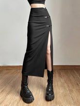 Black Sexy Split Skirt
