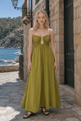 Spaghetti Strap Swing Vacation Dress