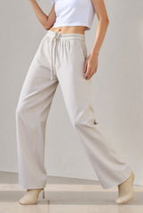 Linen Relaxed Straight Pants