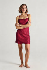 Rhinestone Halter Backless Bodycon Slim Waist Mini Dress
