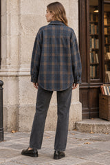 Men's Checkered Long Sleeve Button Shirt