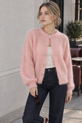 Lightweight Long Sleeve Solid Knit Cardigan