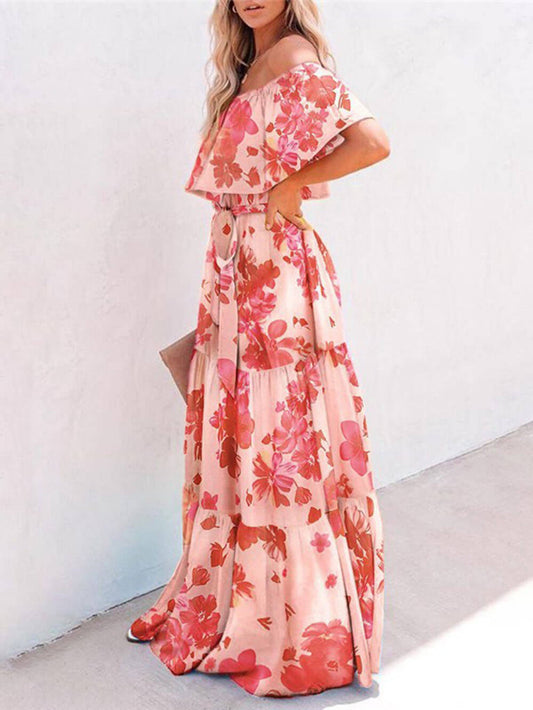Printed Wrap Dress