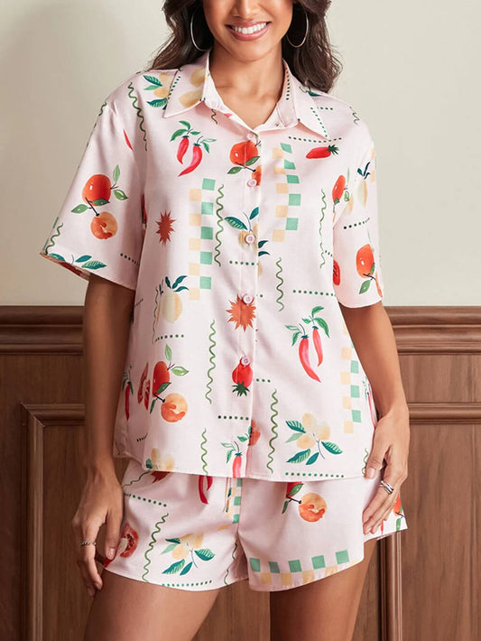 Floral Print Lounge Set