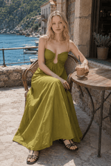 Spaghetti Strap Swing Vacation Dress