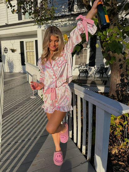 Printed Pajama Set