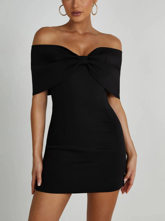 Off-Shoulder Casual Fashion Dress
