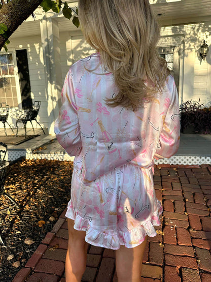 Printed Pajama Set