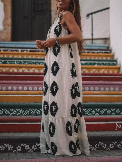 French Style Asymmetrical Cami Dress