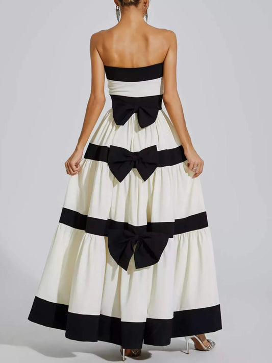 Colorblock Striped Dres