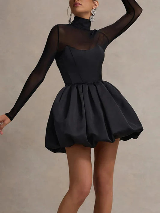 Chic Bodycon Tulle Dress