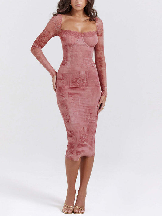Print Corset Dress