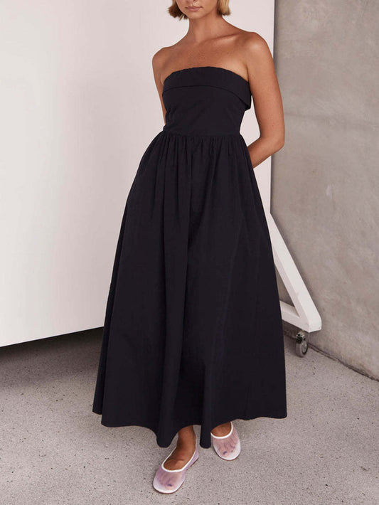 Off-Shoulder Corset Waist Dress