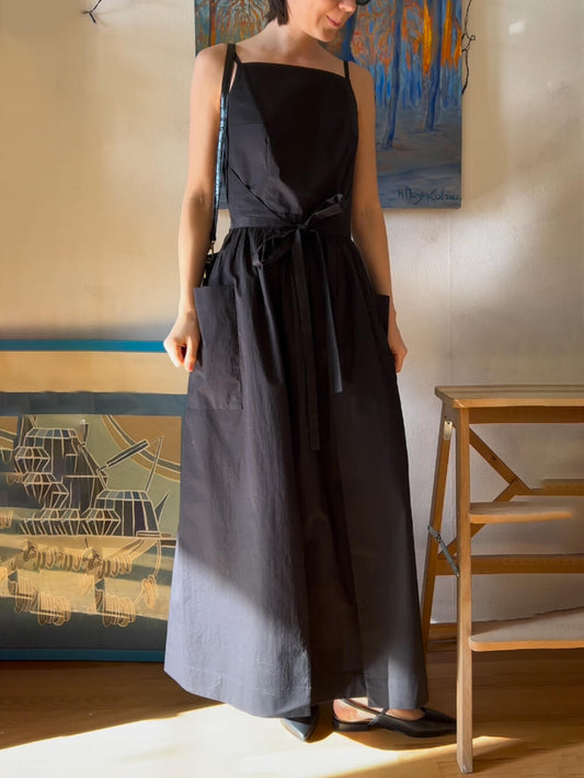 Strapless Square Neck Tie Dress