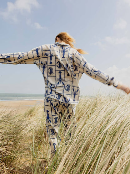 Lobster Print Loose Shirt