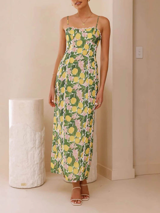 Casual Sexy Floral Cami Dress