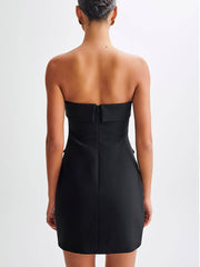 Strapless Off-Shoulder Dress