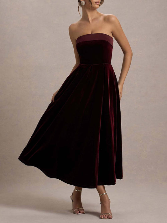 Sleeveless Sexy Solid Fitted Elegant Evening Gown