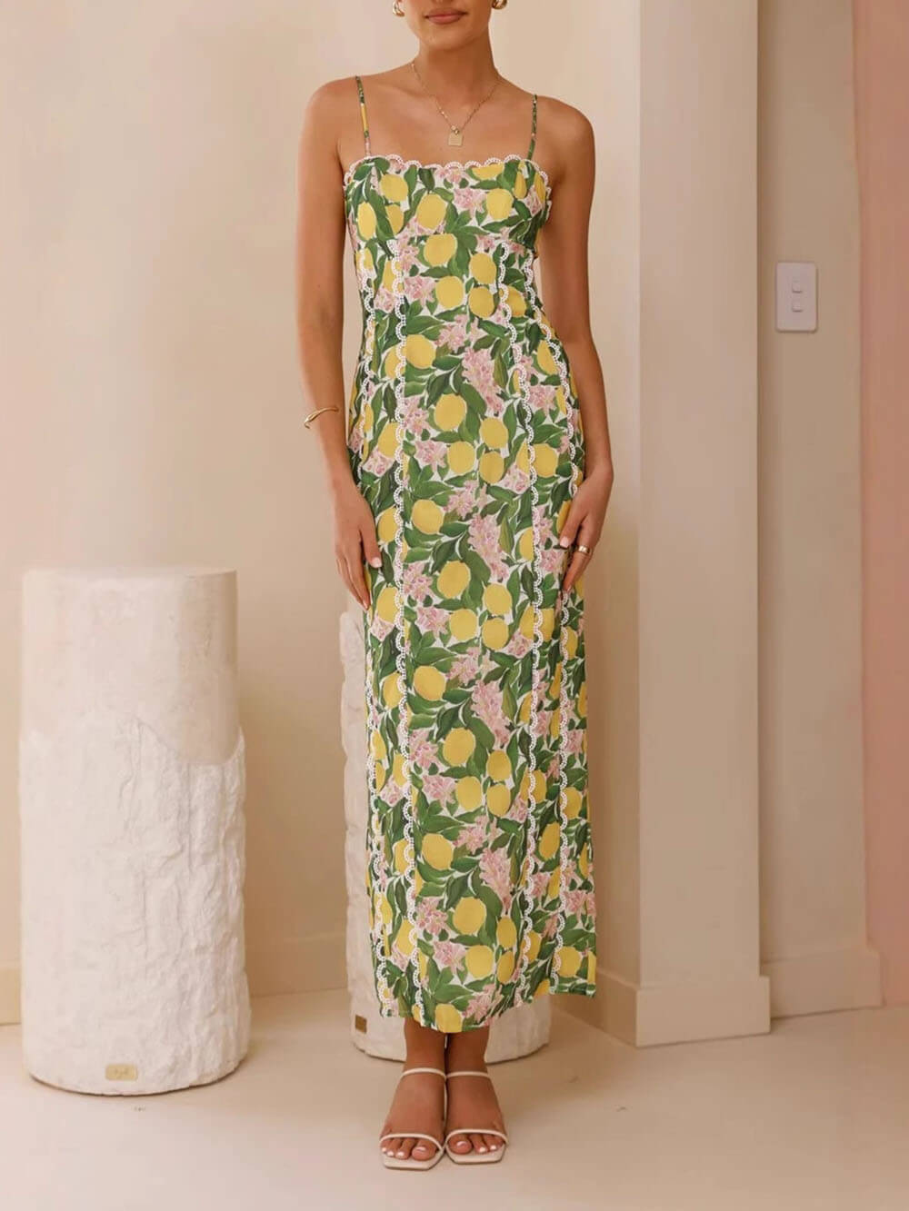 Casual Sexy Floral Cami Dress
