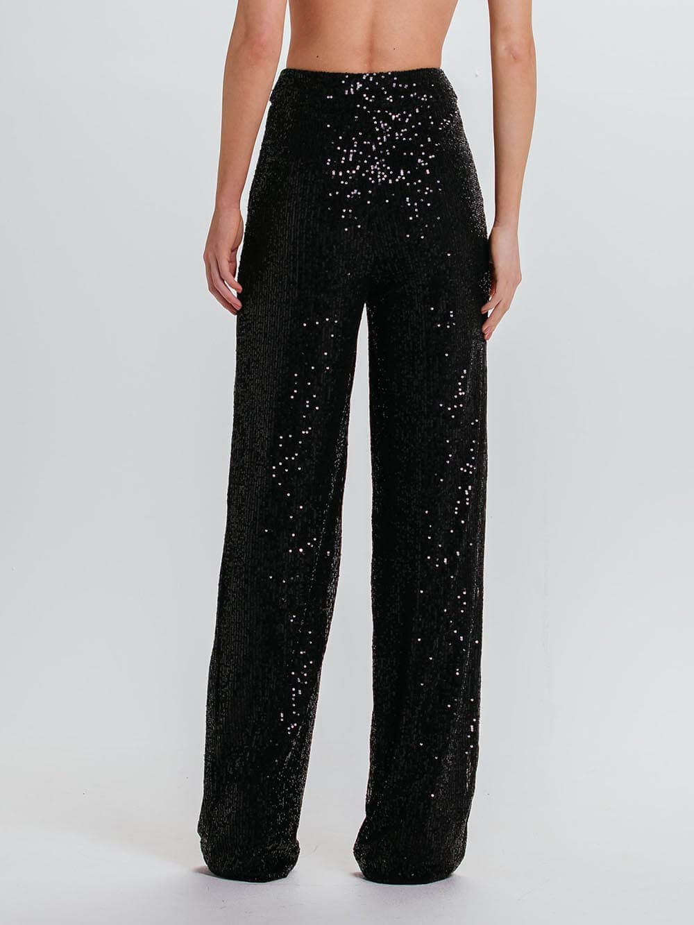 Classic Fashion Sequin High Waist Pocket Pants