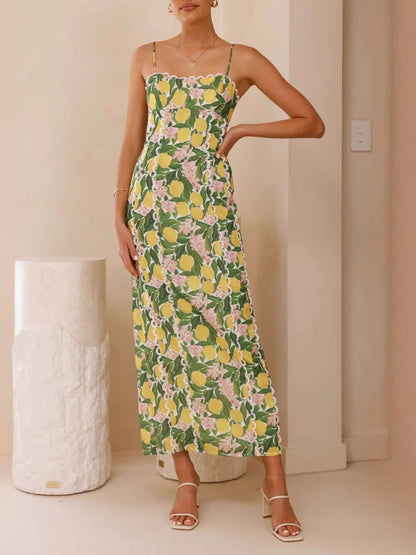 Casual Sexy Floral Cami Dress