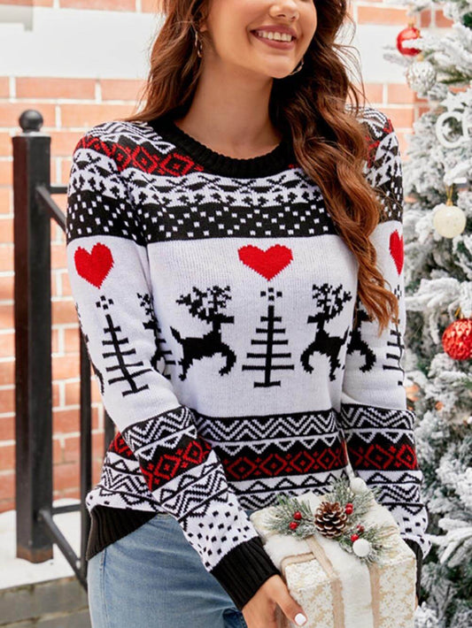 Christmas Jacquard Knit Sweater