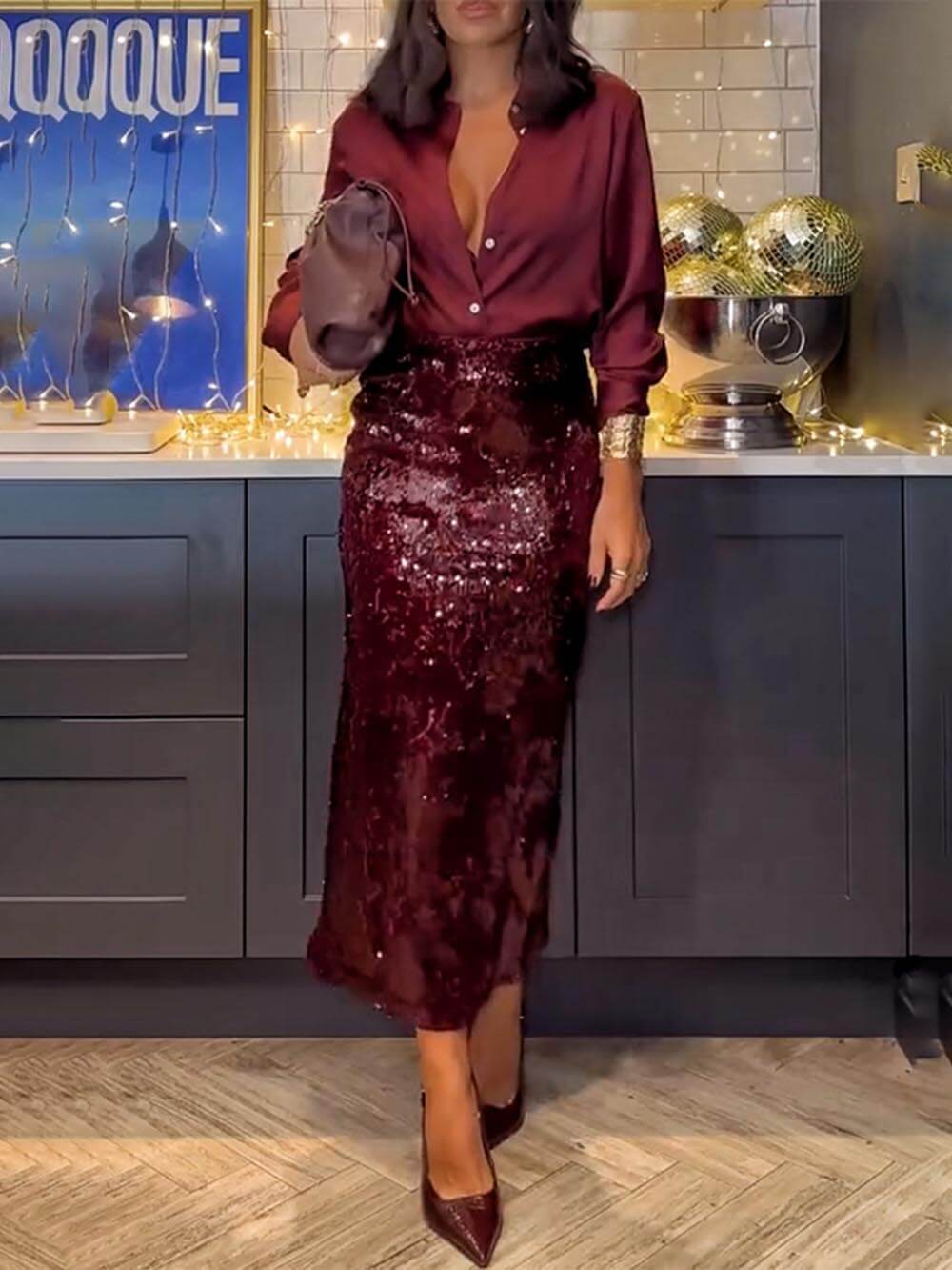 Sequin Party Mini Skirt