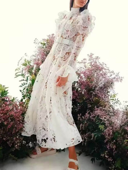 Sexy Lace Maxi Dress