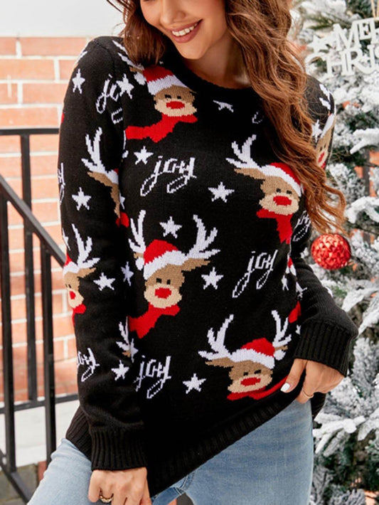 Christmas Reindeer Knit Sweater