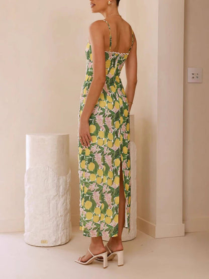 Casual Sexy Floral Cami Dress
