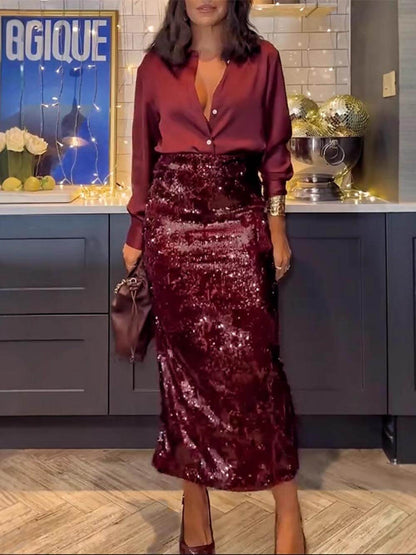 Sequin Party Mini Skirt