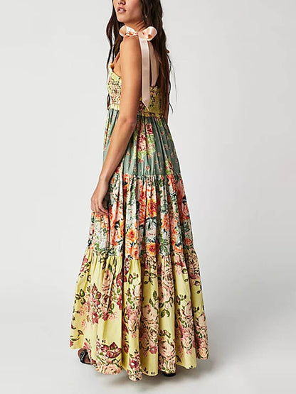 Fashion Fitted Floral Cami Dress