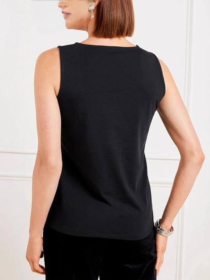 Sequin Sleeveless Tank Top