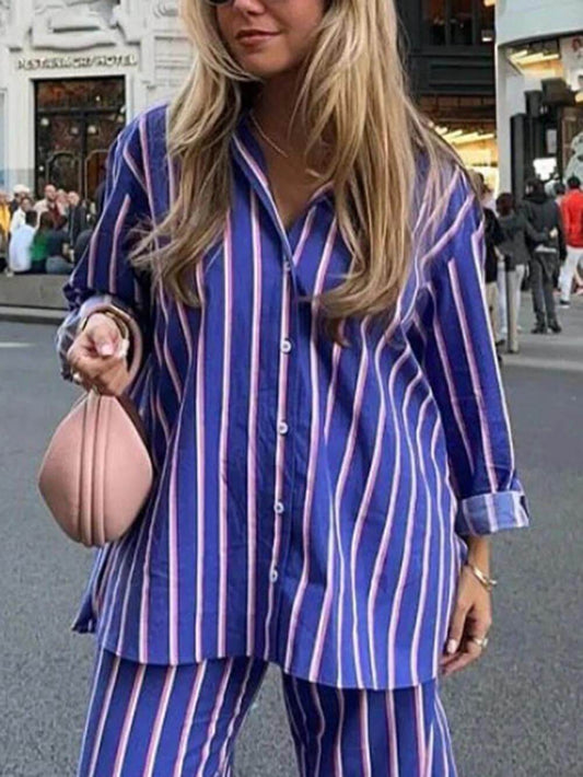 Striped Button Down Shirt