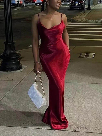 Backless Cami Mermaid Dress