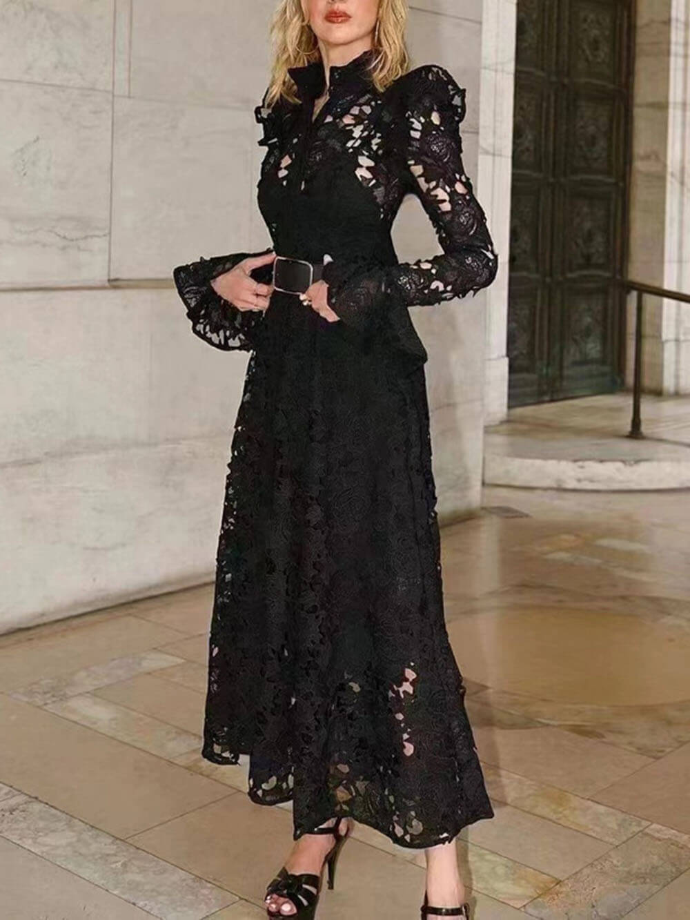 Sexy Lace Maxi Dress