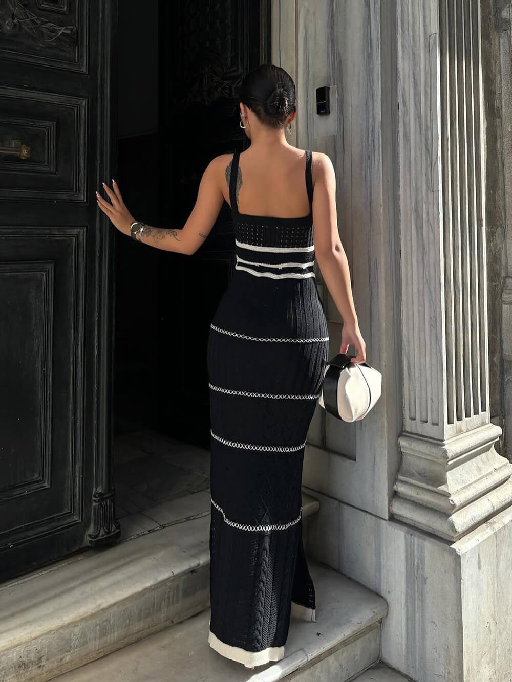 Strapless Backless Cami Dress