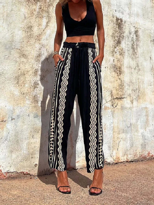 Boho Print Harem Pants
